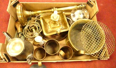 Lot 364 - A collection of metalware, to include a 19th...