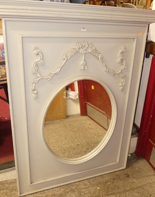 Lot 1156 - A contemporary French style grey painted...