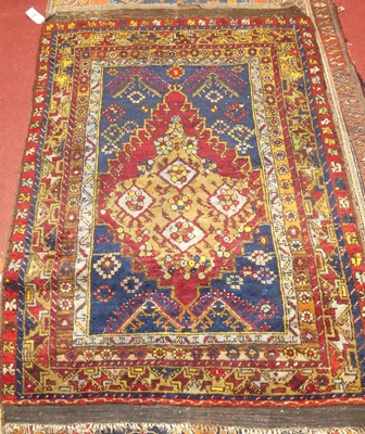 Lot 1161 - Three various Persian woollen rugs (some...