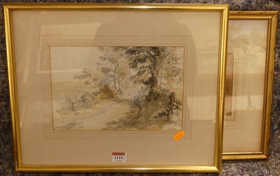 Lot 1119 - John Greensmith (b.1932) - A Derbyshire lane,...