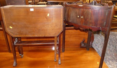 Lot 1194 - An Edwardian mahogany and satinwood inlaid...