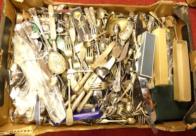 Lot 367 - A large collection of flatware, to include...