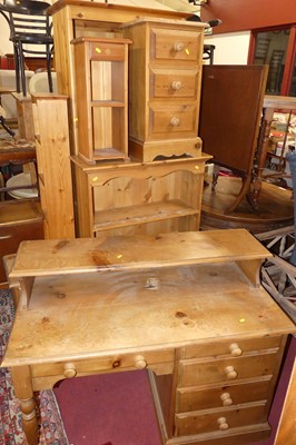 Lot 1276 - A collection of various pine furniture to...