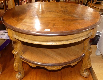 Lot 1296 - A walnut, figured walnut and crossbanded...