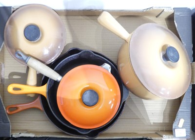 Lot 705 - A collection of Le Creuset cookware