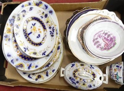 Lot 712 - A Victorian part dinner service by Moore & Co....