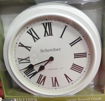 Lot 718 - A large round kitchen clock by Schreiber