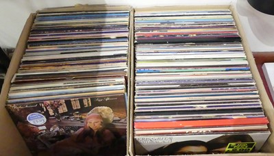 Lot 722 - Two boxes of 12" Vinly LPs and singles to...