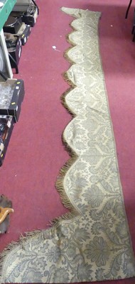 Lot 734 - A collection of Victorian embroidered curtains...