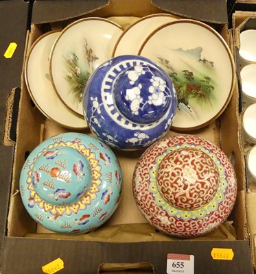 Lot 655 - A collection of oriental items to include...