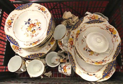 Lot 676 - Four boxes of china and ceramics to include...