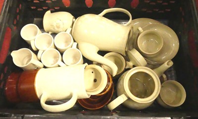 Lot 682 - A Denby part tea and coffee set, together with...