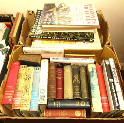 Lot 605 - Two boxes of various books, to include...