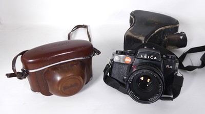 Lot 622 - A Leica camera, model R4, together with a...