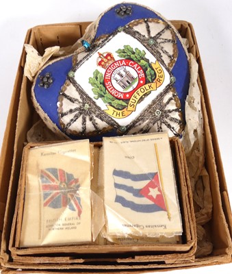 Lot 552 - A collection of cigarette silks together with...