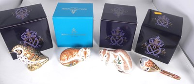 Lot 411 - A collection of four Royal Crown Derby...