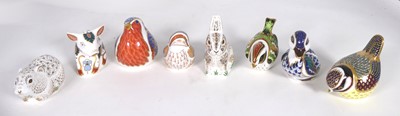 Lot 415 - A collection of eight Royal Crown Derby...