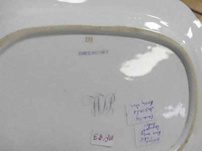 Lot 45 - A Wedgwood majolica ribbon plate, circa 1850,...