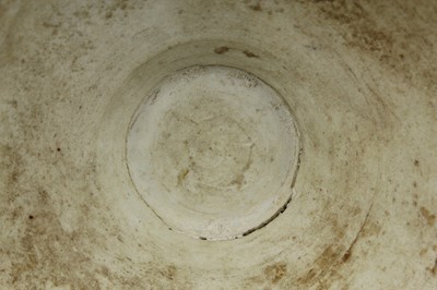 Lot 2023 - A pair of Chinese blue and white candle stands,...