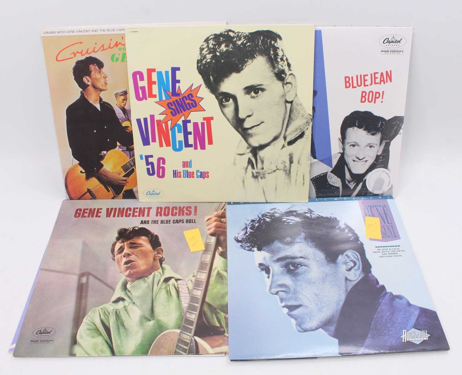 Lot 560 - Gene Vincent, a collection of 12" Vinyl LPs,...