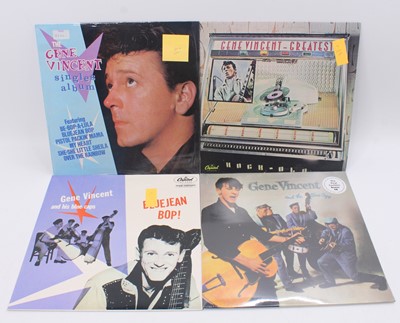 Lot 560 - Gene Vincent, a collection of 12" Vinyl LPs,...
