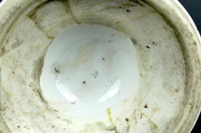 Lot 2037 - A Chinese blue and white tall beaker vase,...