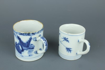 Lot 2042 - A group of three Chinese blue and white...