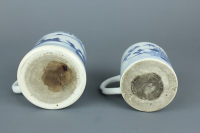 Lot 2042 - A group of three Chinese blue and white...