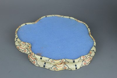 Lot 2087 - A Chinese wood-carved landscape brush pot,...