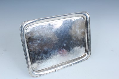 Lot 2065 - A Chinese silver serving tray, circa 1900,...