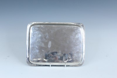 Lot 2065 - A Chinese silver serving tray, circa 1900,...