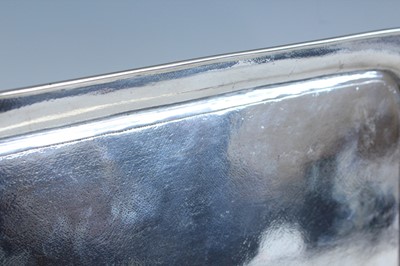 Lot 2065 - A Chinese silver serving tray, circa 1900,...