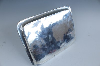 Lot 2065 - A Chinese silver serving tray, circa 1900,...