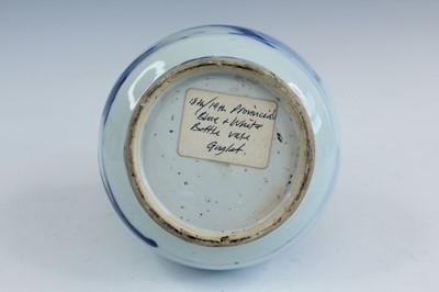 Lot 2031 - A Chinese blue and white garlic-mouth bottle...