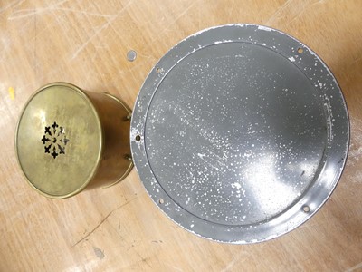 Lot 118 - A metal ship's clock by Kelvin & Hughes...