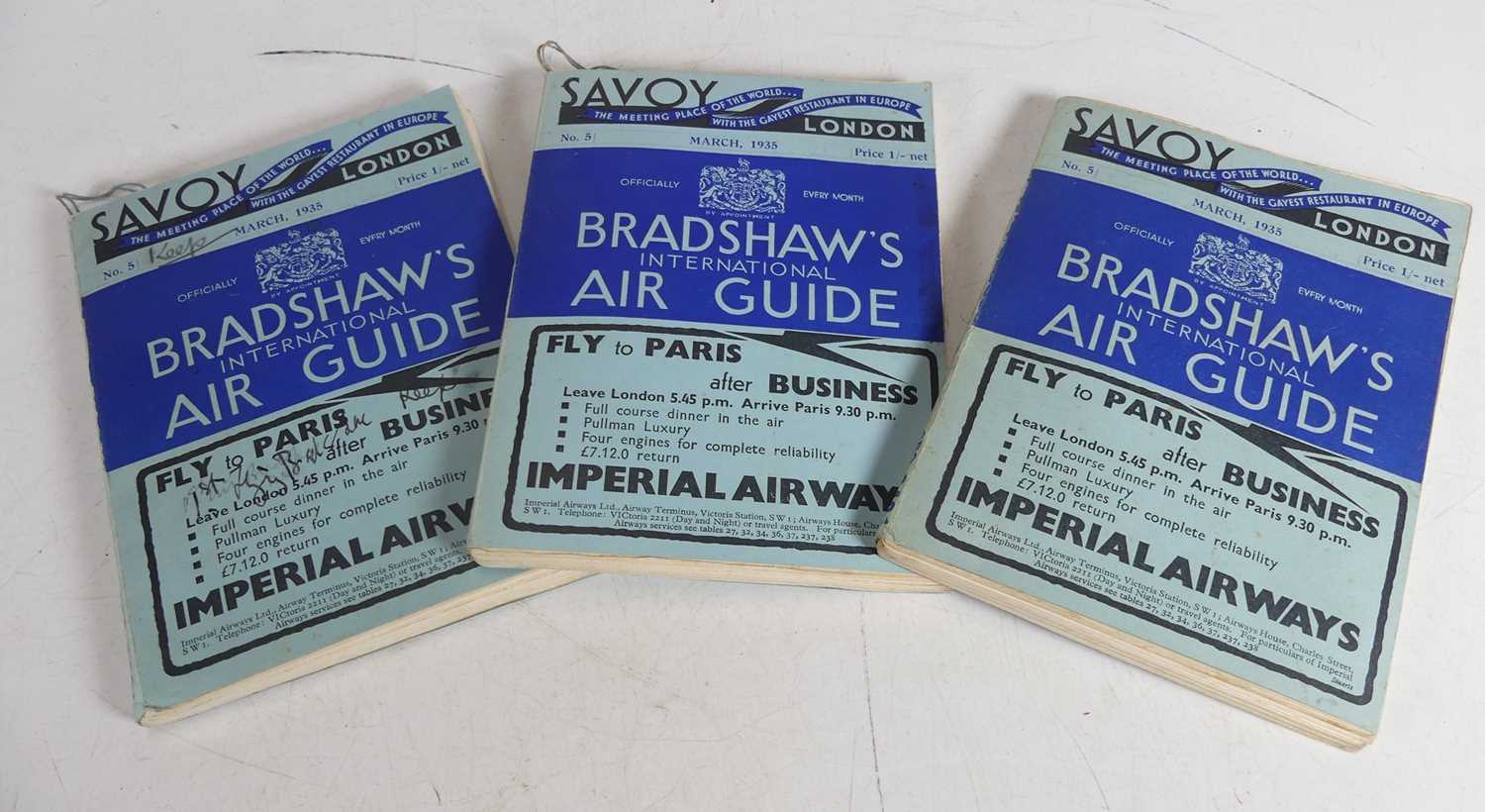 Lot 449 - A Bradshaw's International Air Guide, March...