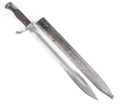 Lot 3355 - A German 1898/05 Mauser bayonet, having a 36cm...