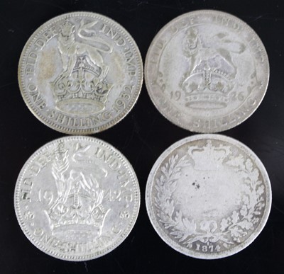 Lot 2375 - Great Britain, 1874 shilling, obv: Victoria...