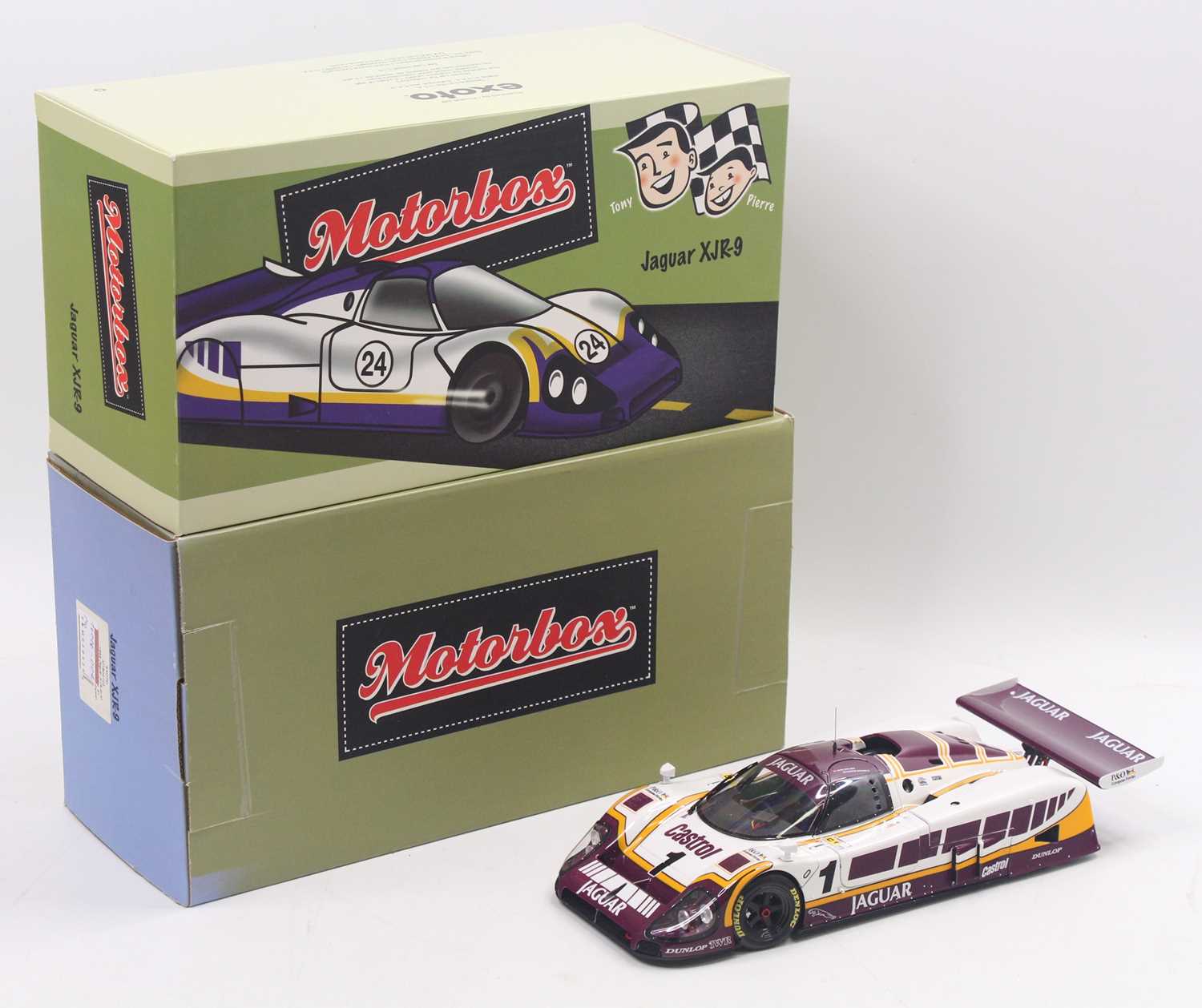 Lot 920 - Exoto Motobox 1/18 scale diecast model of a No....