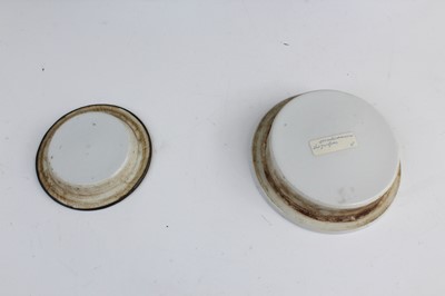 Lot 2026 - Two Chinese blue and white teapots with...