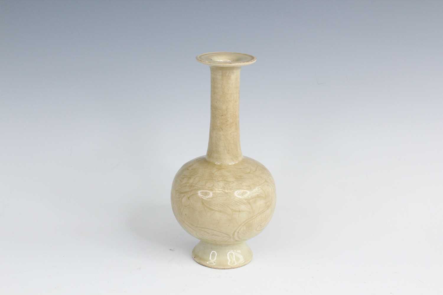 Lot 2103 - A Chinese Song/Yuan-style ‘dragon’ bottle vase,...