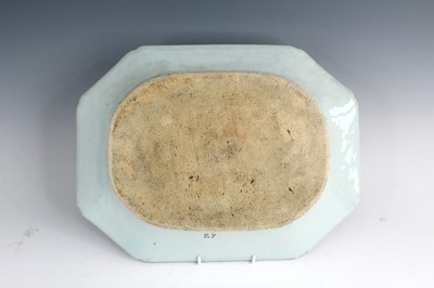 Lot 2032 - A Chinese blue and white serving dish, Qing...
