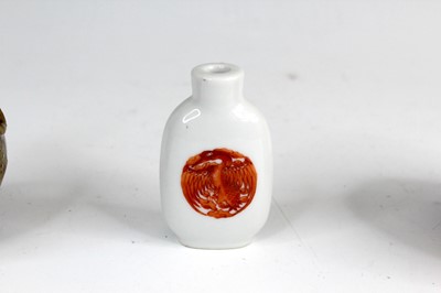 Lot 2054 - Four Chinese porcelain items, including a...