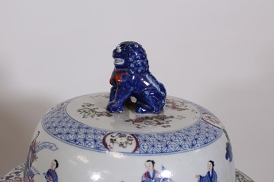 Lot 2083 - A pair of large Chinese ‘Eight Immortals’...