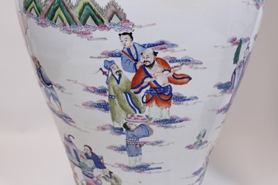 Lot 2083 - A pair of large Chinese ‘Eight Immortals’...