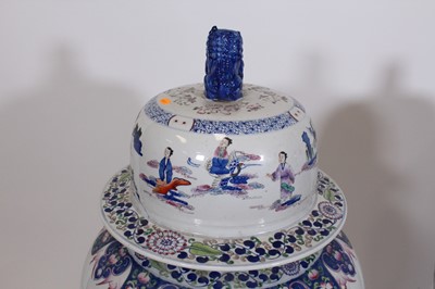 Lot 2083 - A pair of large Chinese ‘Eight Immortals’...