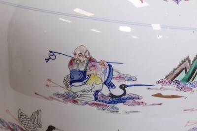 Lot 2083 - A pair of large Chinese ‘Eight Immortals’...