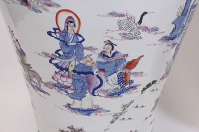 Lot 2083 - A pair of large Chinese ‘Eight Immortals’...