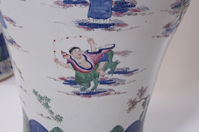 Lot 2083 - A pair of large Chinese ‘Eight Immortals’...