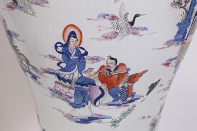 Lot 2083 - A pair of large Chinese ‘Eight Immortals’...
